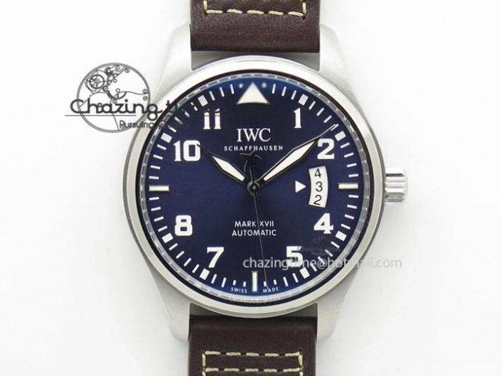 MIROTIME 0417 Portugieser Chrono  42 IW390406 RG ZF 1:1 Best Edition Blue Dial on Brown Leather Strap A Durable 7129